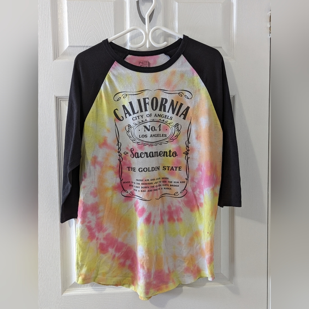 Tie Dye Baseball T
